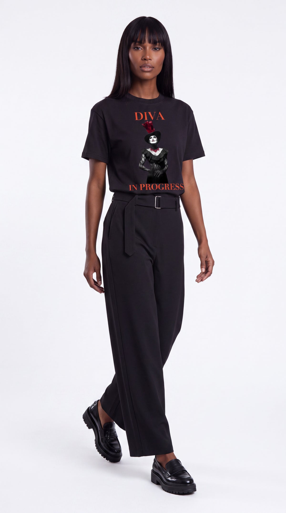 Unisex Heavyweight Oversized 100% Cotton Tee | DIVA IN PROGRESS