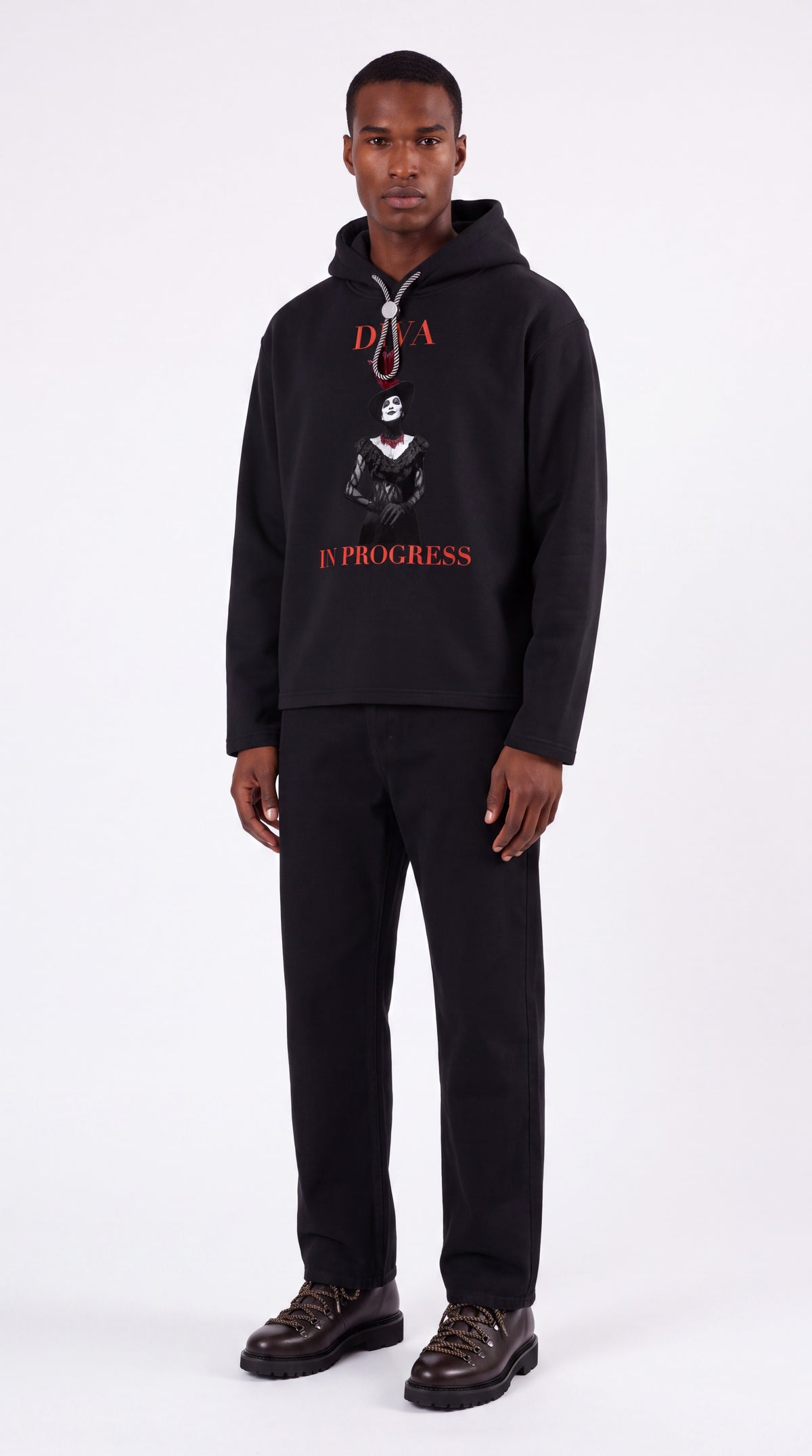 Unisex Oversized Fleece Hoodie | DIVA IN PROGRESS