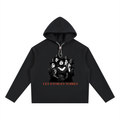 Oversized Fleece Hoodie — LES ÉTOILES NOIRES | Premium Noir Streetwear