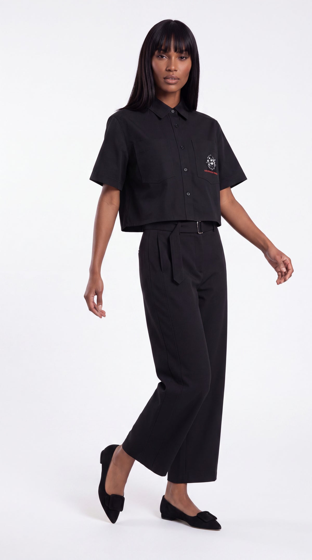 Women’s Crop Short Sleeve Shirt | DIVA IN PROGRESS