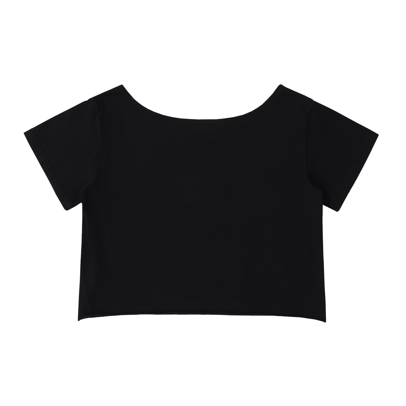 Off-Shoulder Rolled Hem Crewneck Tee |GAY ICON| GAY ICON COLLECTION