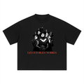 Oversized Grafik-T-Shirt — LES ÉTOILES NOIRES | Noir Streetwear