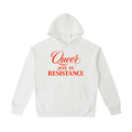 Unisex Heavyweight 100% Cotton Hoodie | QUEER JOY IS RESISTANCE