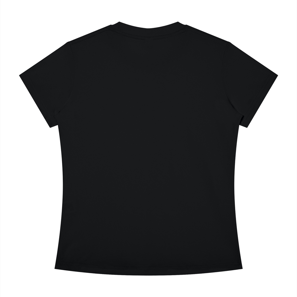 Women's Slim Fit Crewneck Tee Red Logo