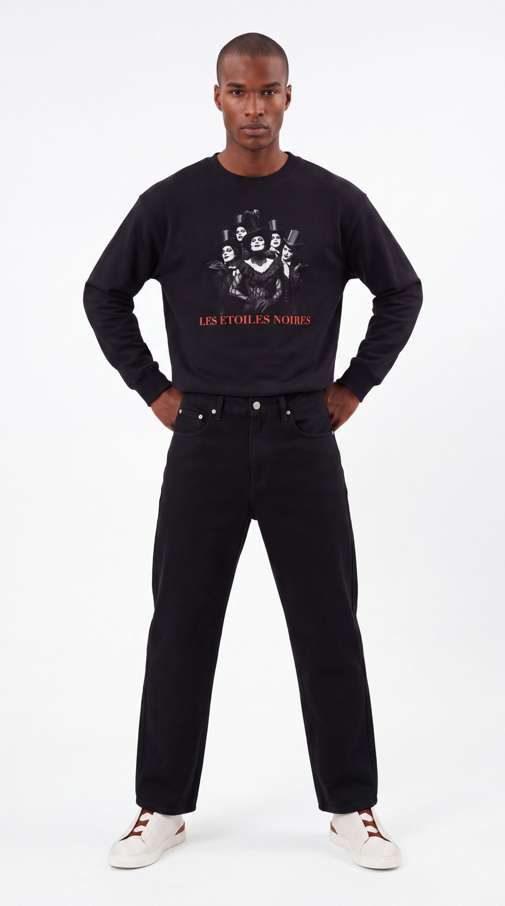Unisex Drop Shoulder Sweatshirt | LES ÉTOILES NOIRES