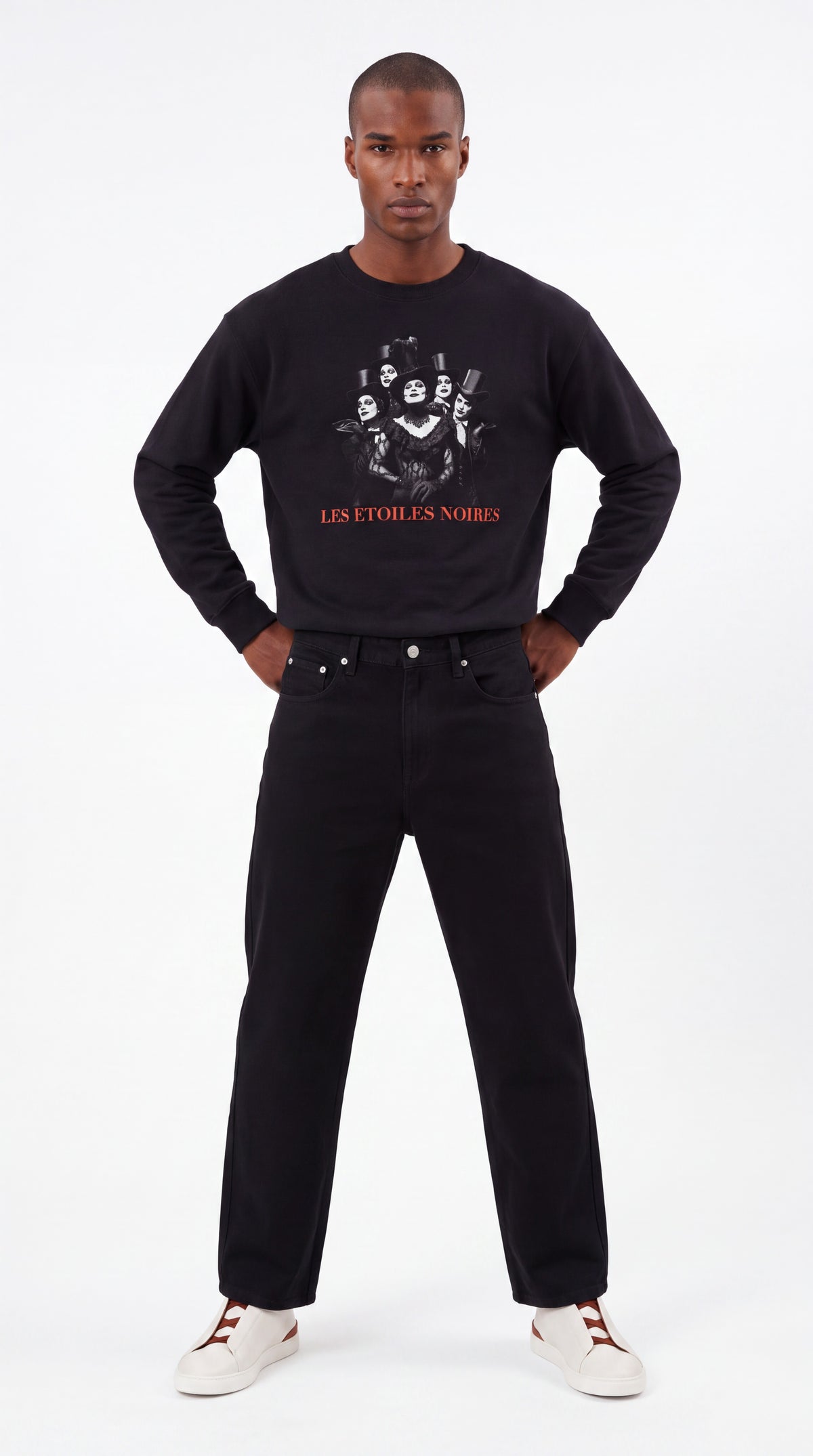 Unisex Drop Shoulder Sweatshirt | LES ÉTOILES NOIRES
