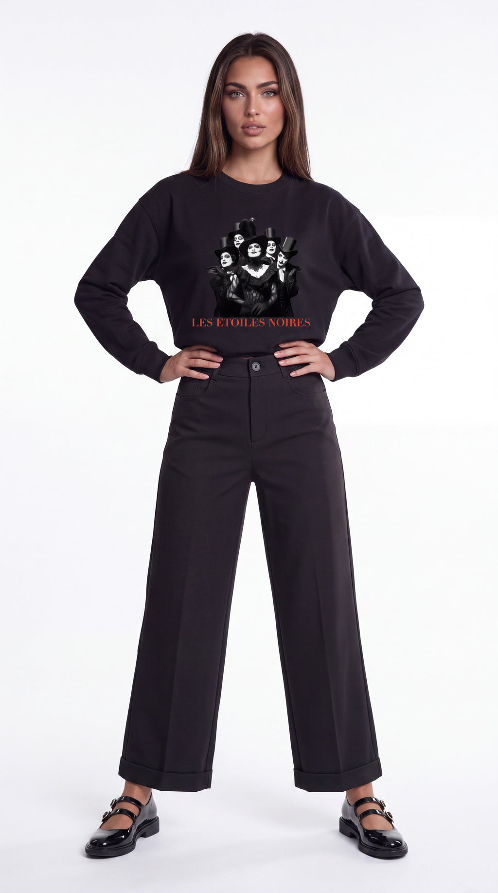 Unisex Drop Shoulder Sweatshirt | LES ÉTOILES NOIRES