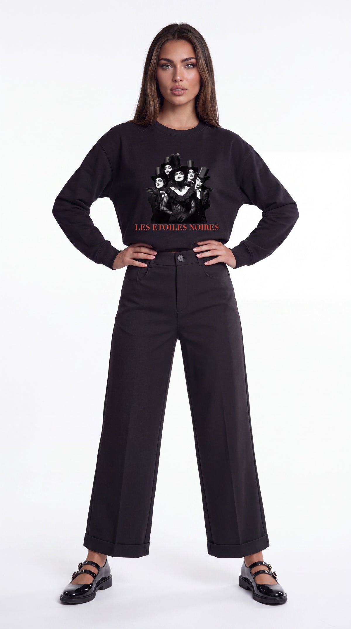 Unisex Drop Shoulder Sweatshirt | LES ÉTOILES NOIRES