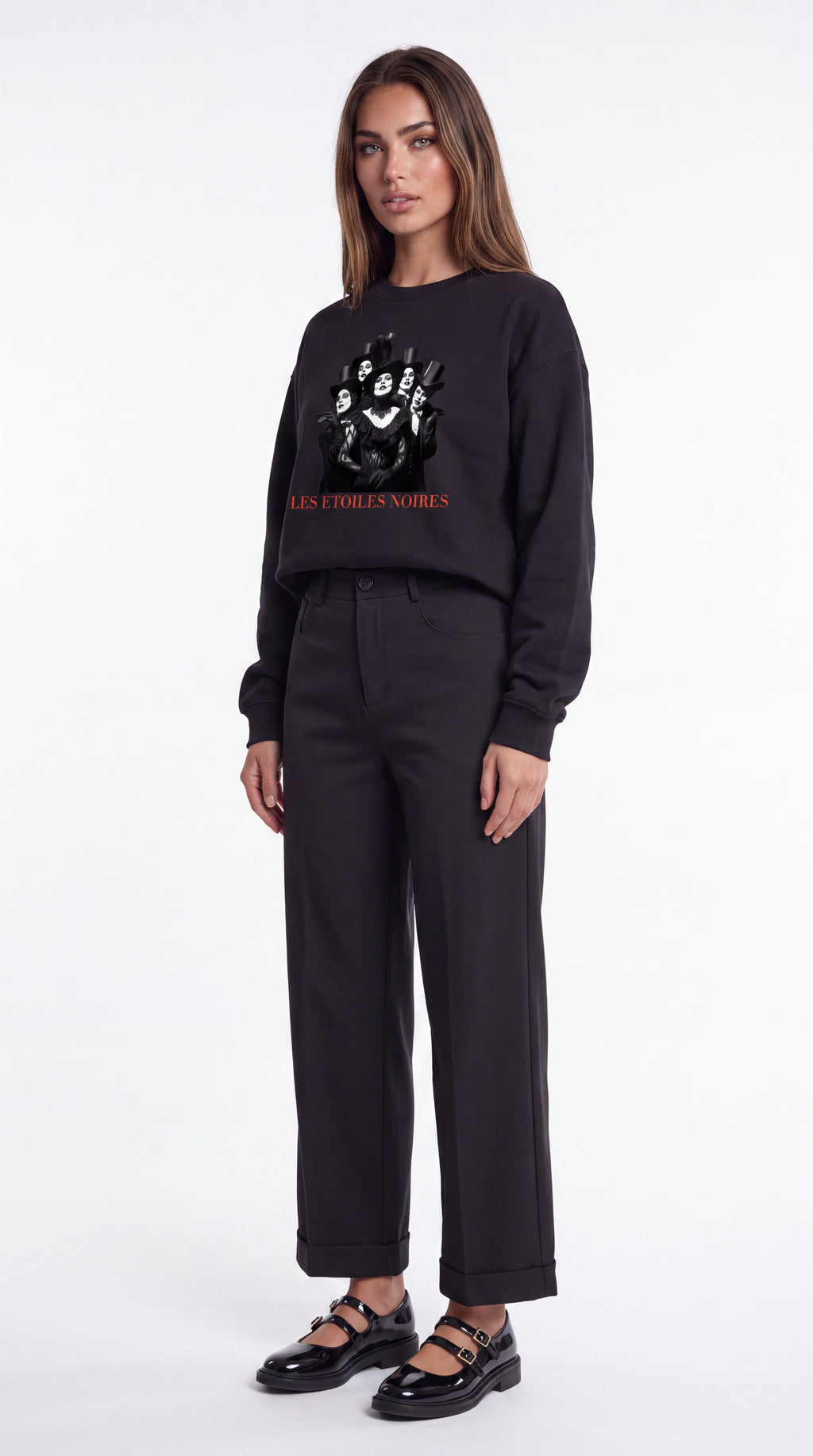 Unisex Drop Shoulder Sweatshirt | LES ÉTOILES NOIRES