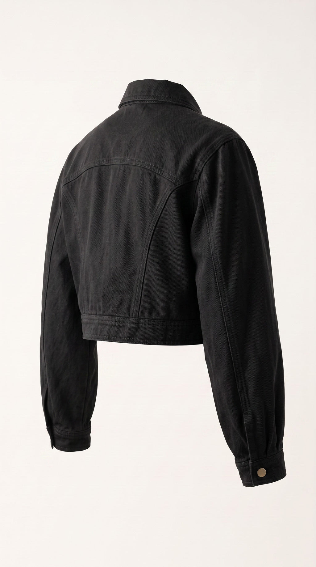 Women’s Crop Denim Jacket | LES ÉTOILES NOIRES