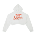 Women's Cropped Hoodie | LESS SHAME MORE SEQUINS