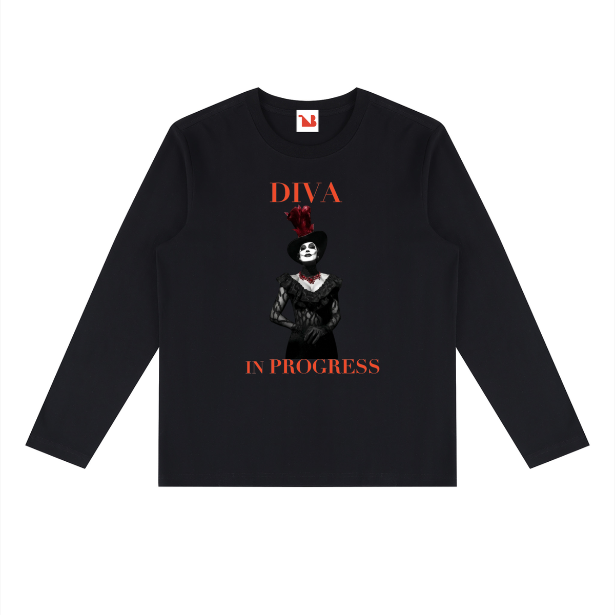 Unisex Heavyweight Long Sleeve Tee | DIVA IN PROGRESS