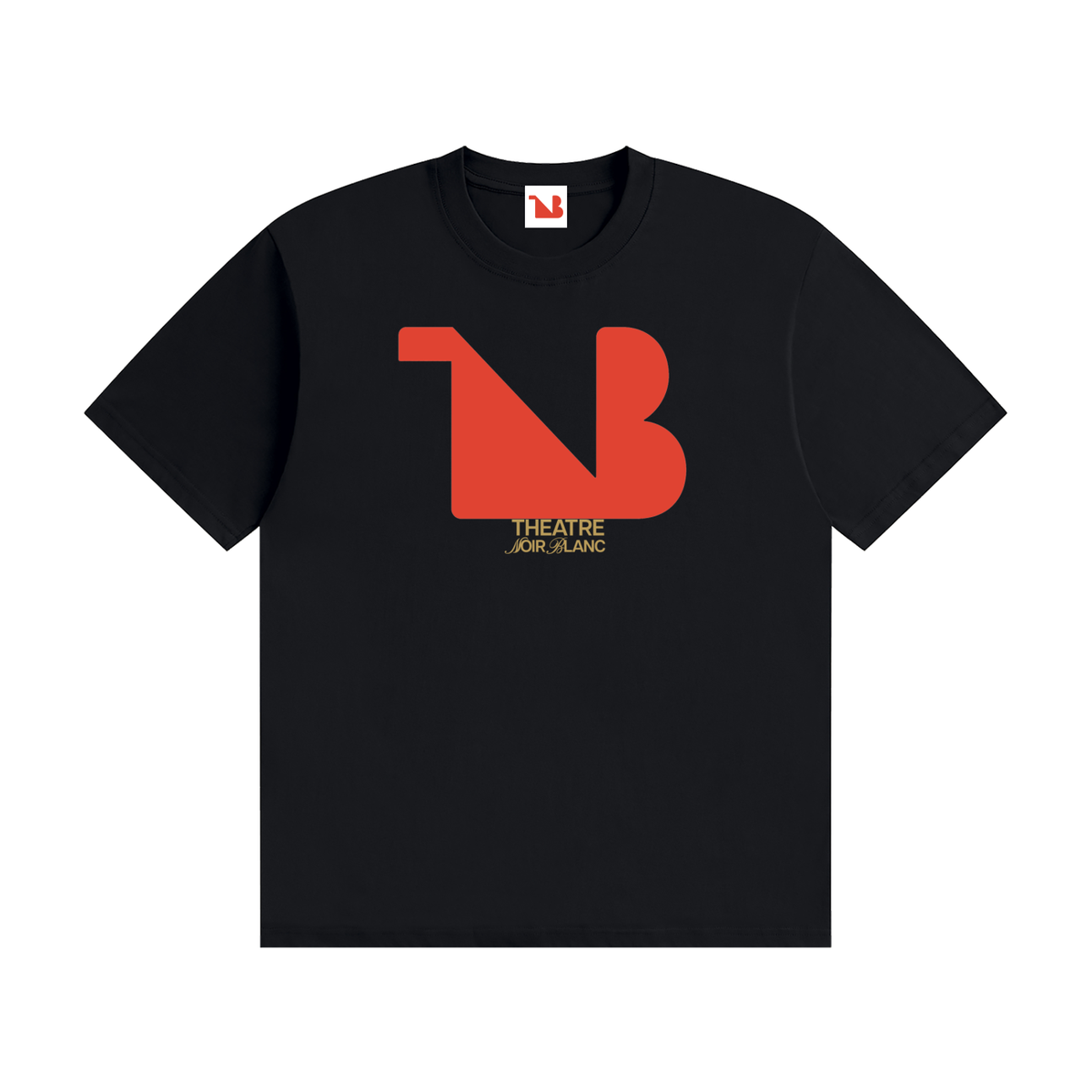 Unisex Seamless 100% Cotton Tee Red Logo