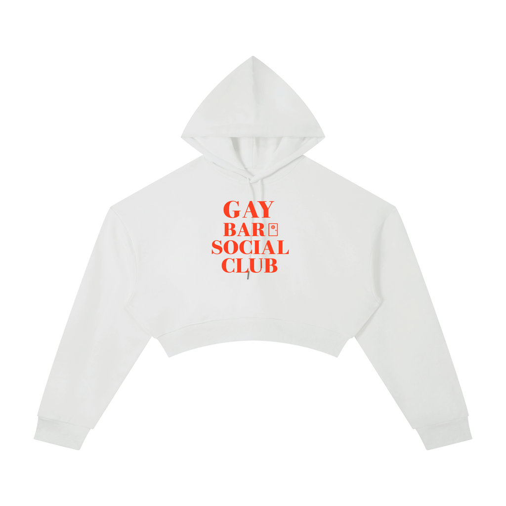 Women's Cropped Hoodie | GAY BAR SOCIAL CLUB