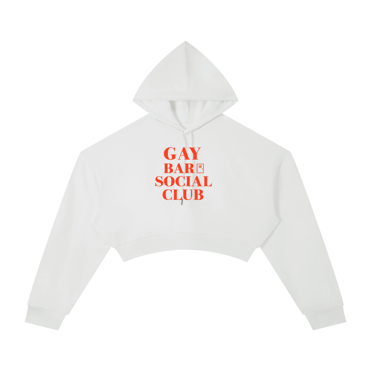 Women's Cropped Hoodie | GAY BAR SOCIAL CLUB