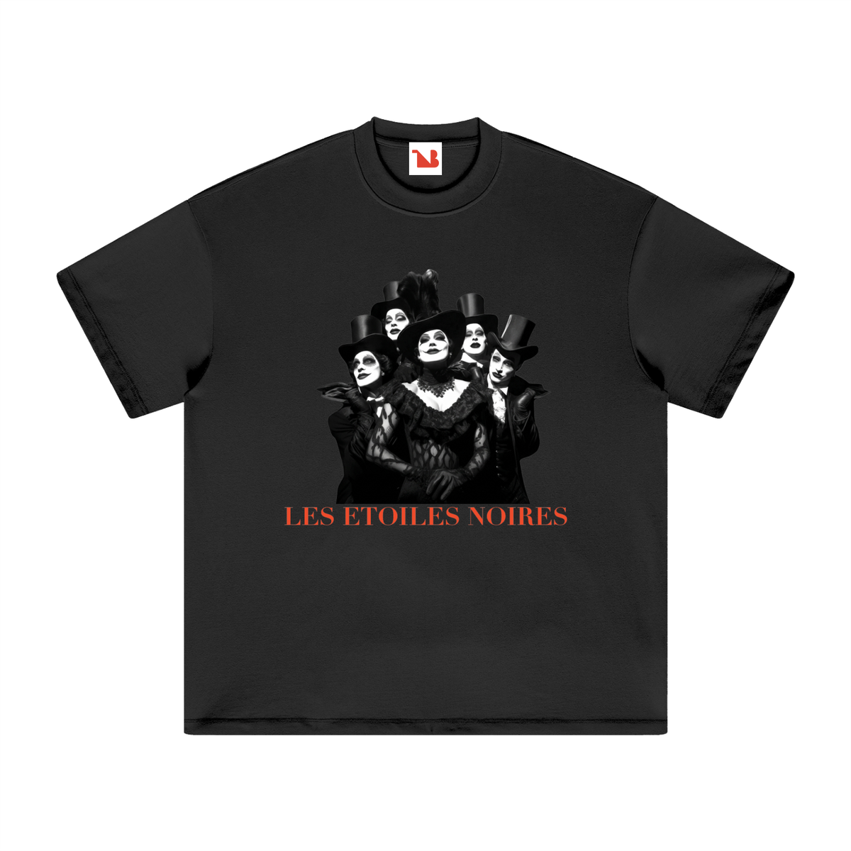 Unisex Heavyweight Oversized 100% Cotton Tee  | LES ÉTOILES NOIRES