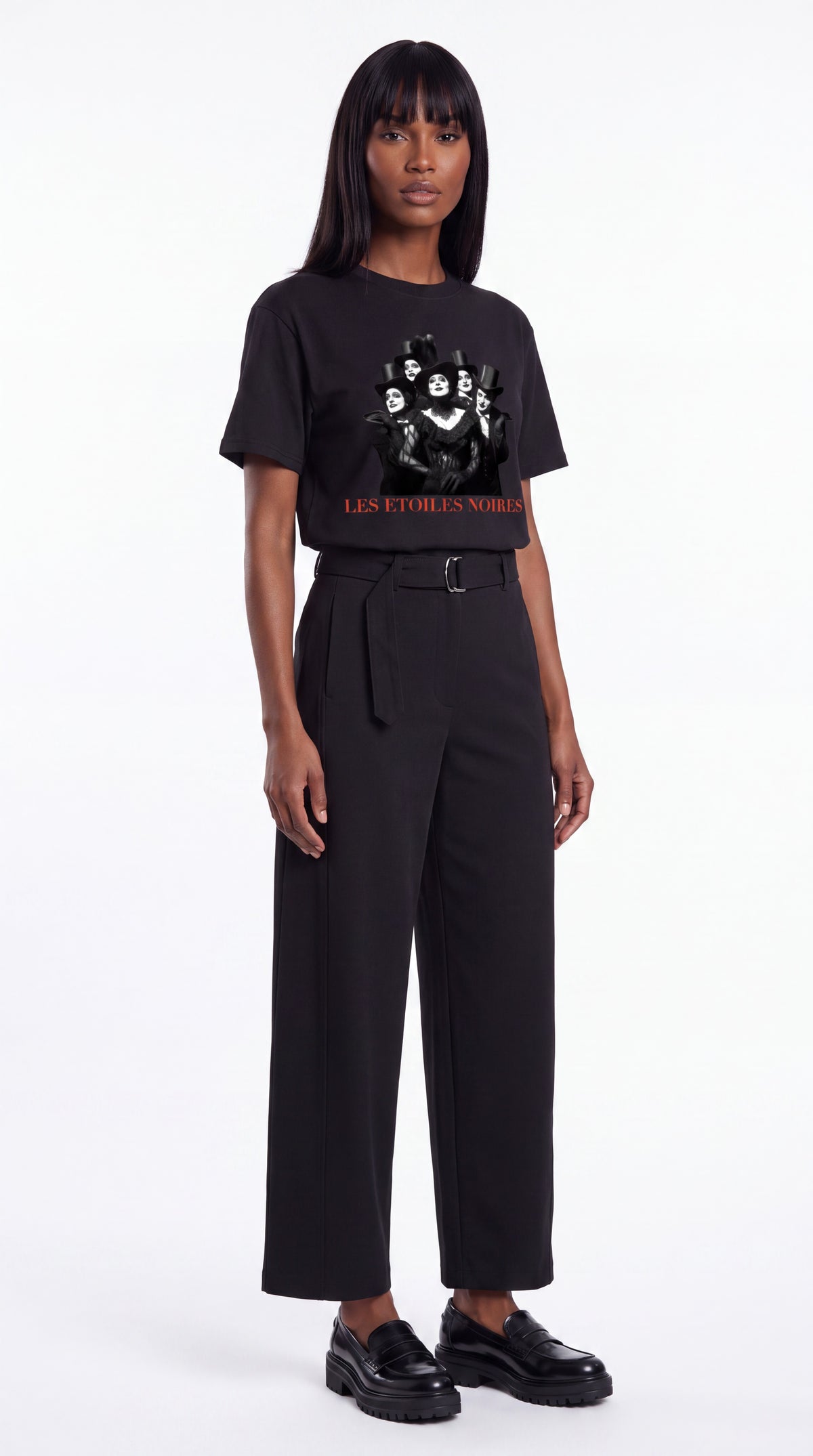 Unisex Heavyweight Oversized 100% Cotton Tee  | LES ÉTOILES NOIRES