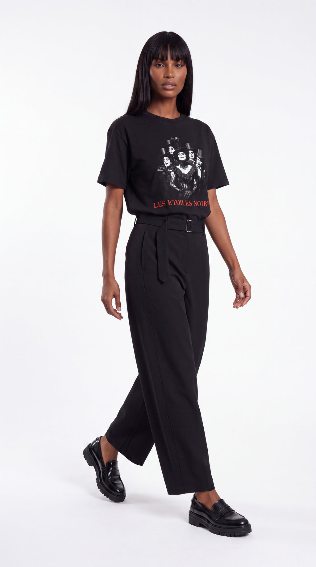 Unisex Heavyweight Oversized 100% Cotton Tee  | LES ÉTOILES NOIRES