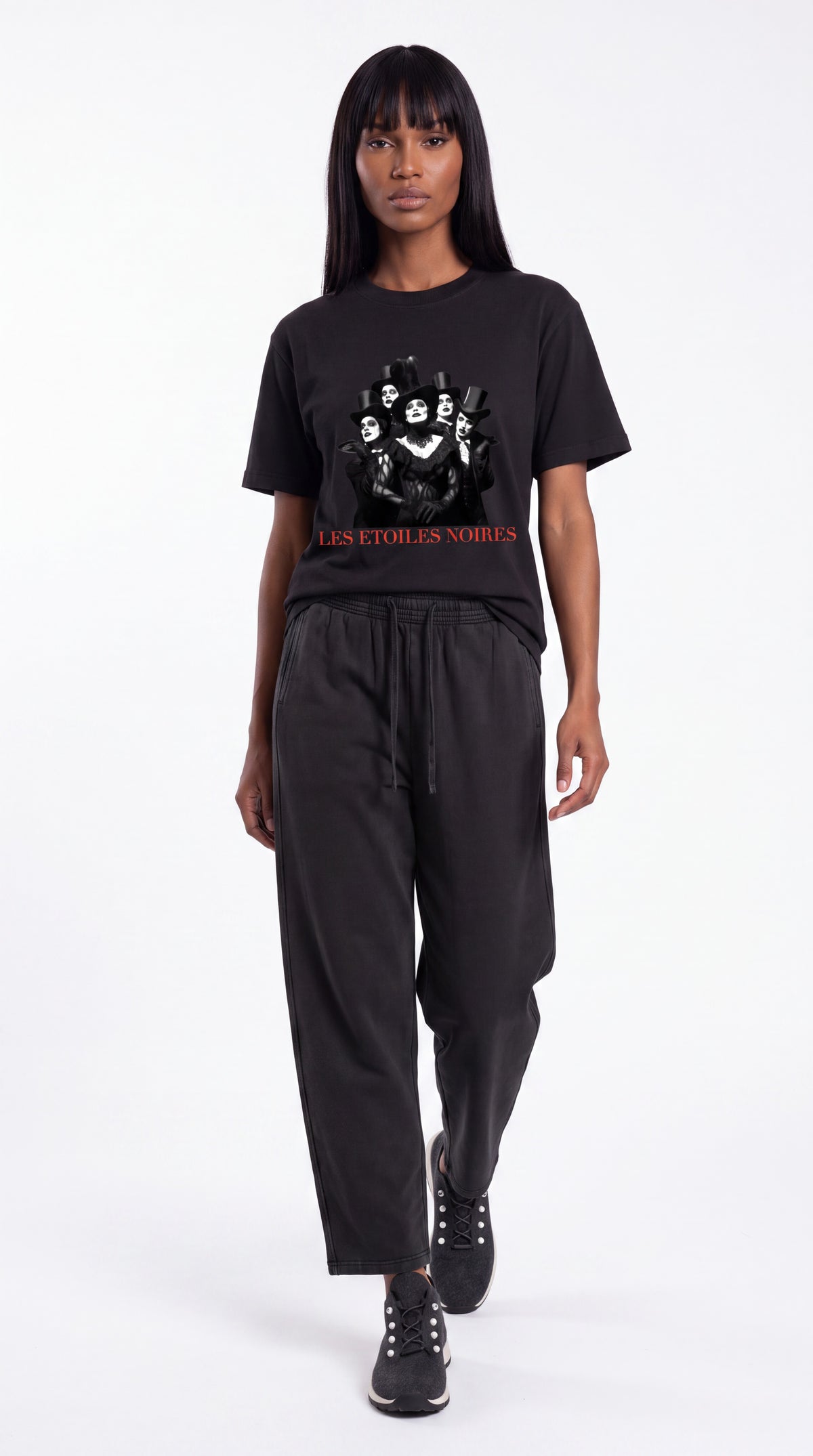 Unisex Heavyweight Oversized 100% Cotton Tee  | LES ÉTOILES NOIRES