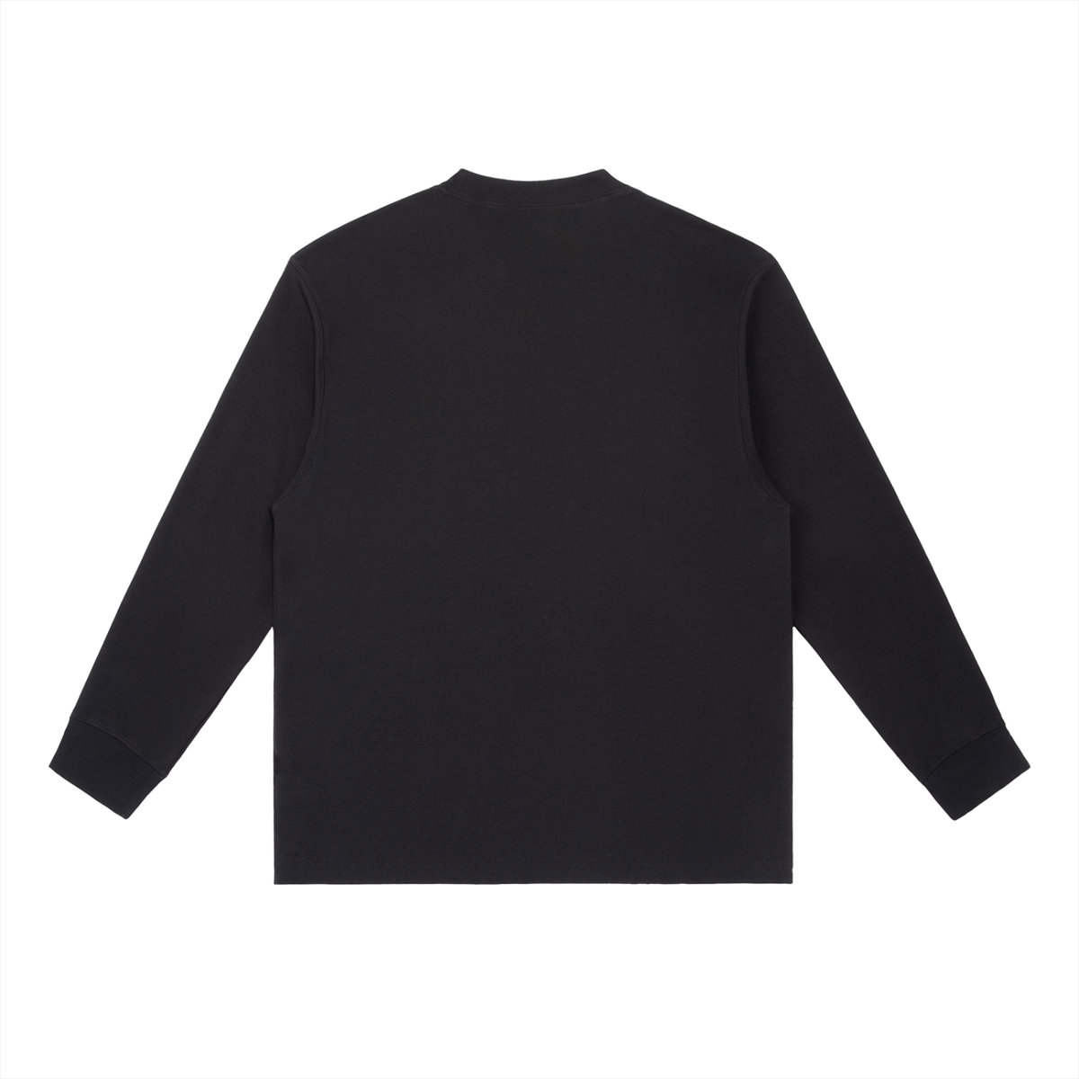 Unisex Loose Fit Long-Sleeve Crewneck Tee | BLACK DOESN'T APOLOGIZE