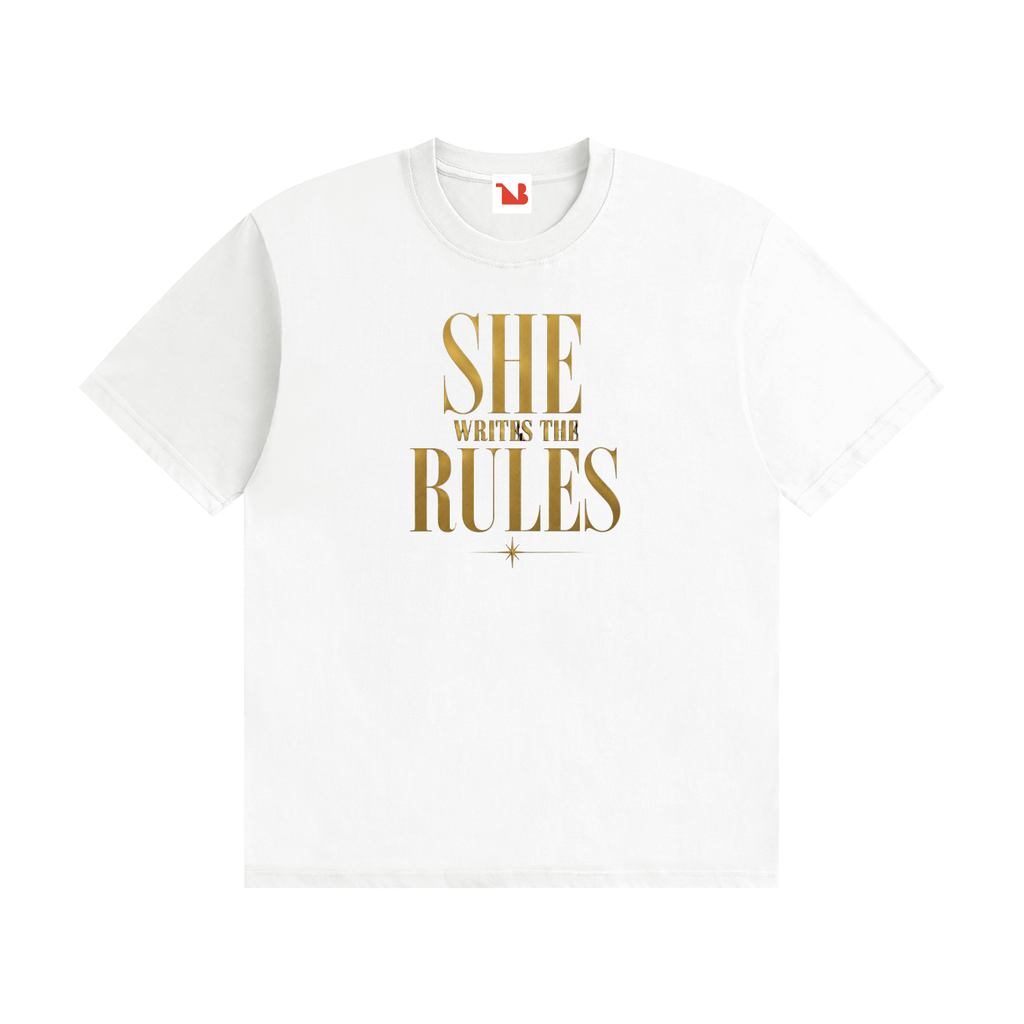 Unisex Seamless 100% Cotton Tee | SHE WRITES THE RULES