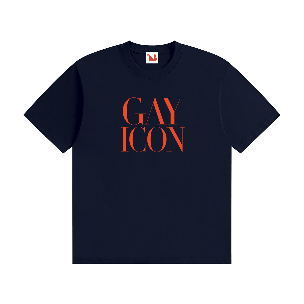 Unisex Seamless 100% Cotton Red Logo
