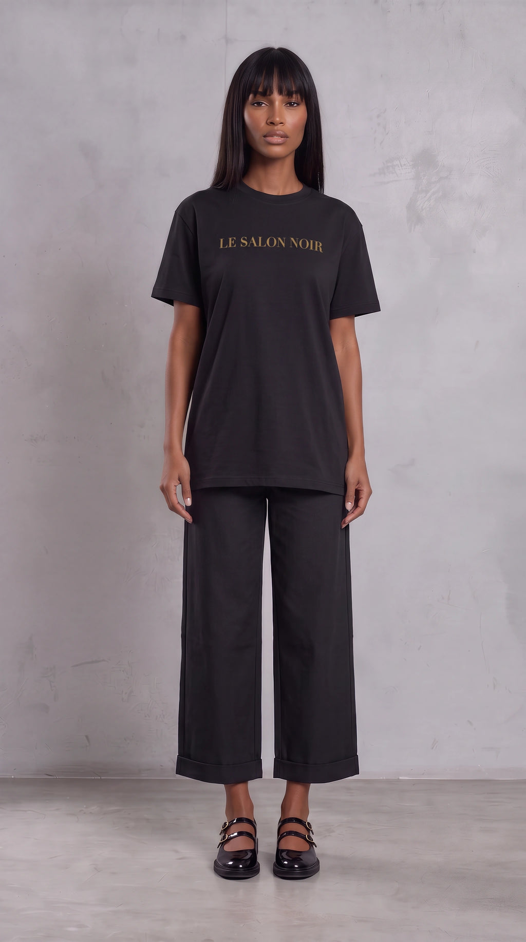 Unisex Heavyweight Oversized 100% Cotton T-Shirt | LE SALON NOIR