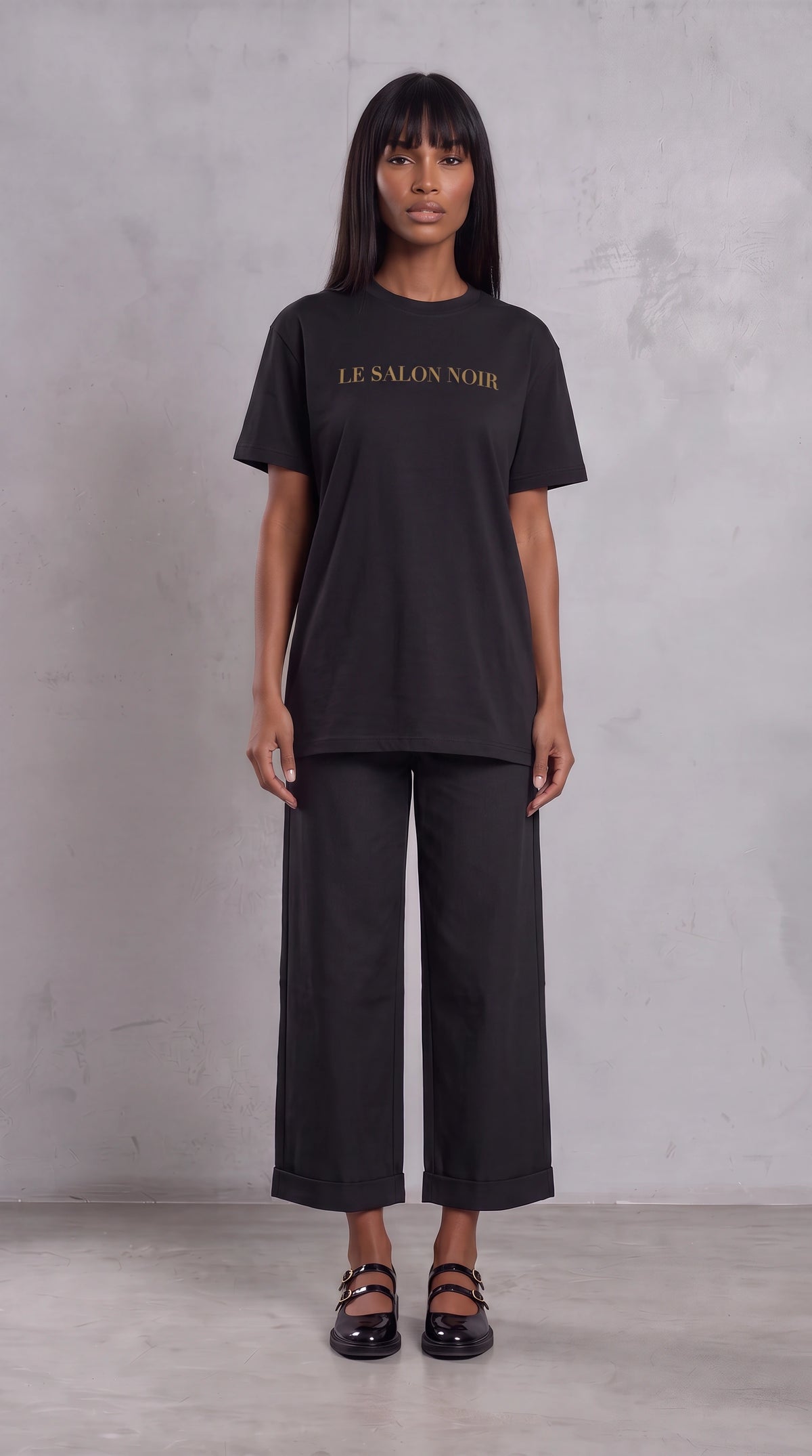 Unisex Heavyweight Oversized 100% Cotton T-Shirt | LE SALON NOIR