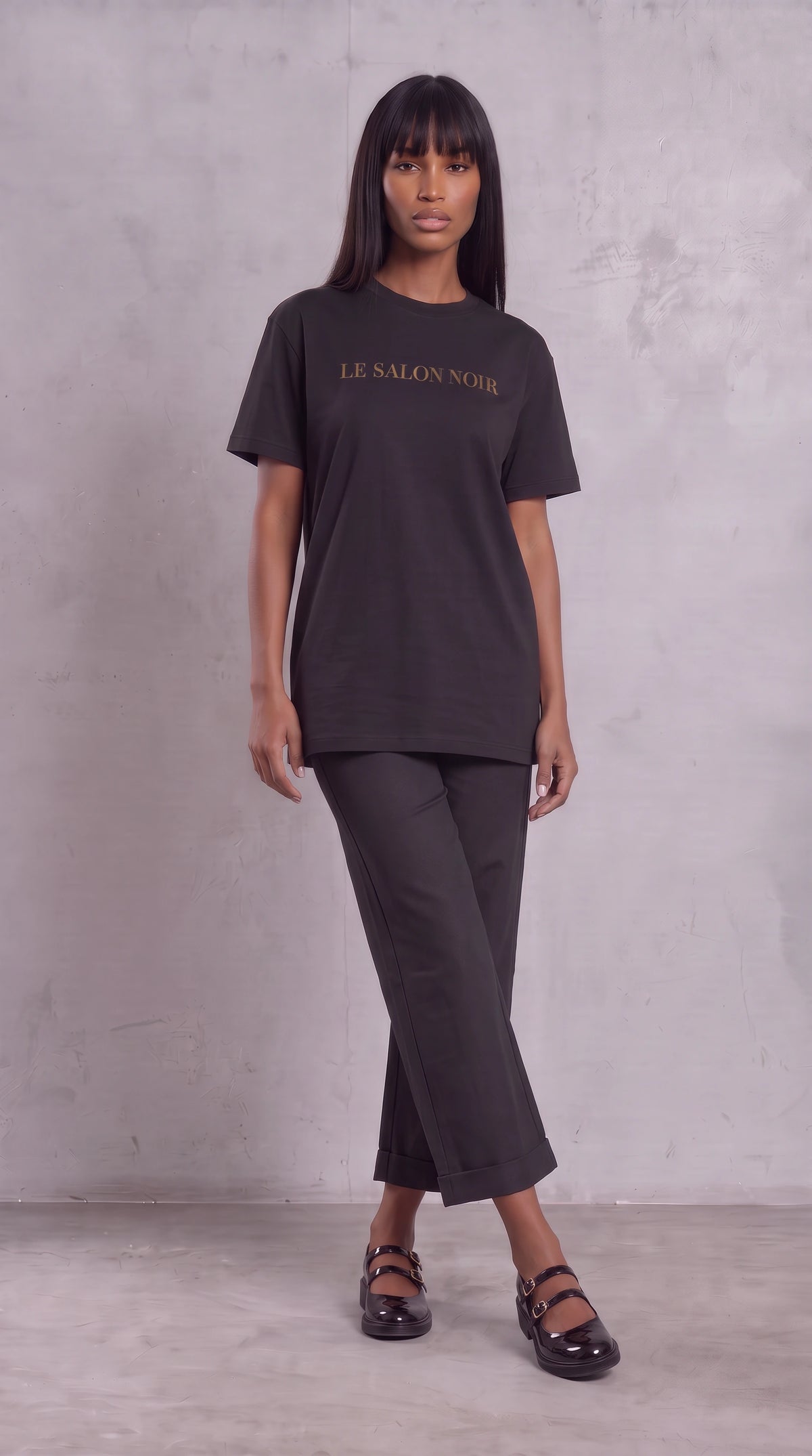 Unisex Heavyweight Oversized 100% Cotton T-Shirt | LE SALON NOIR