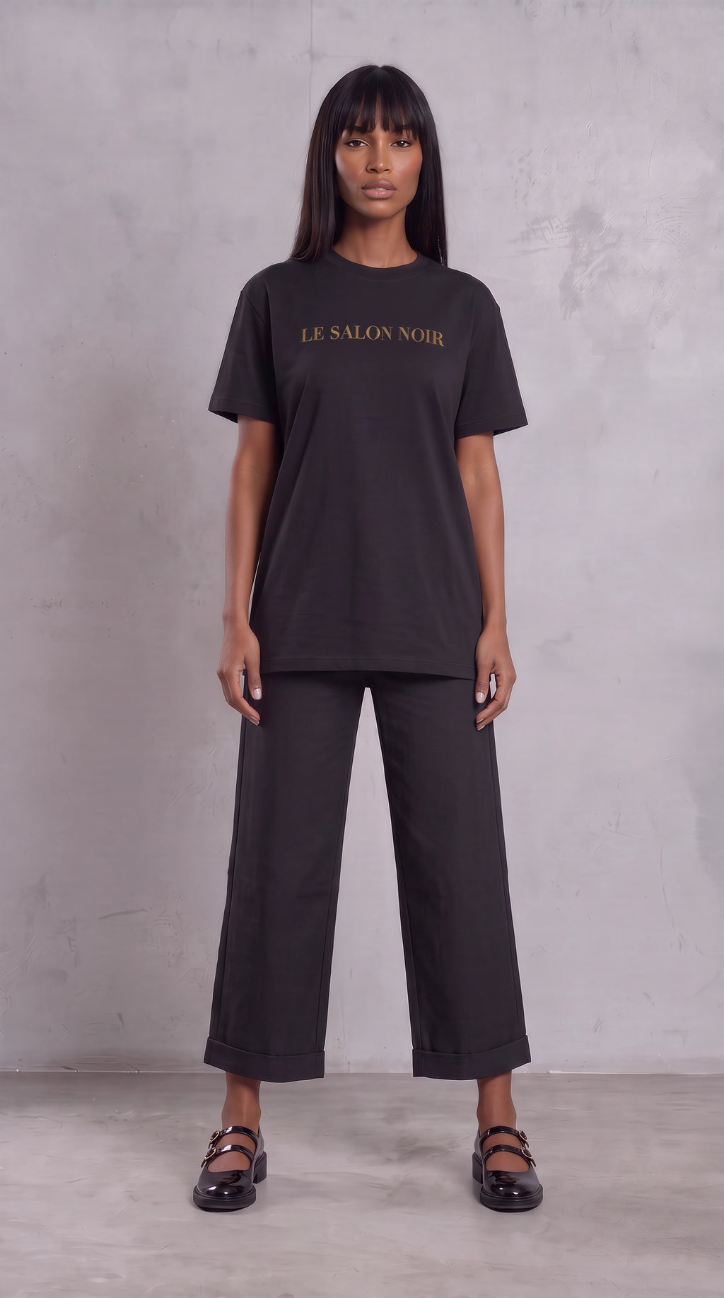 Unisex Heavyweight Oversized 100% Cotton T-Shirt | LE SALON NOIR