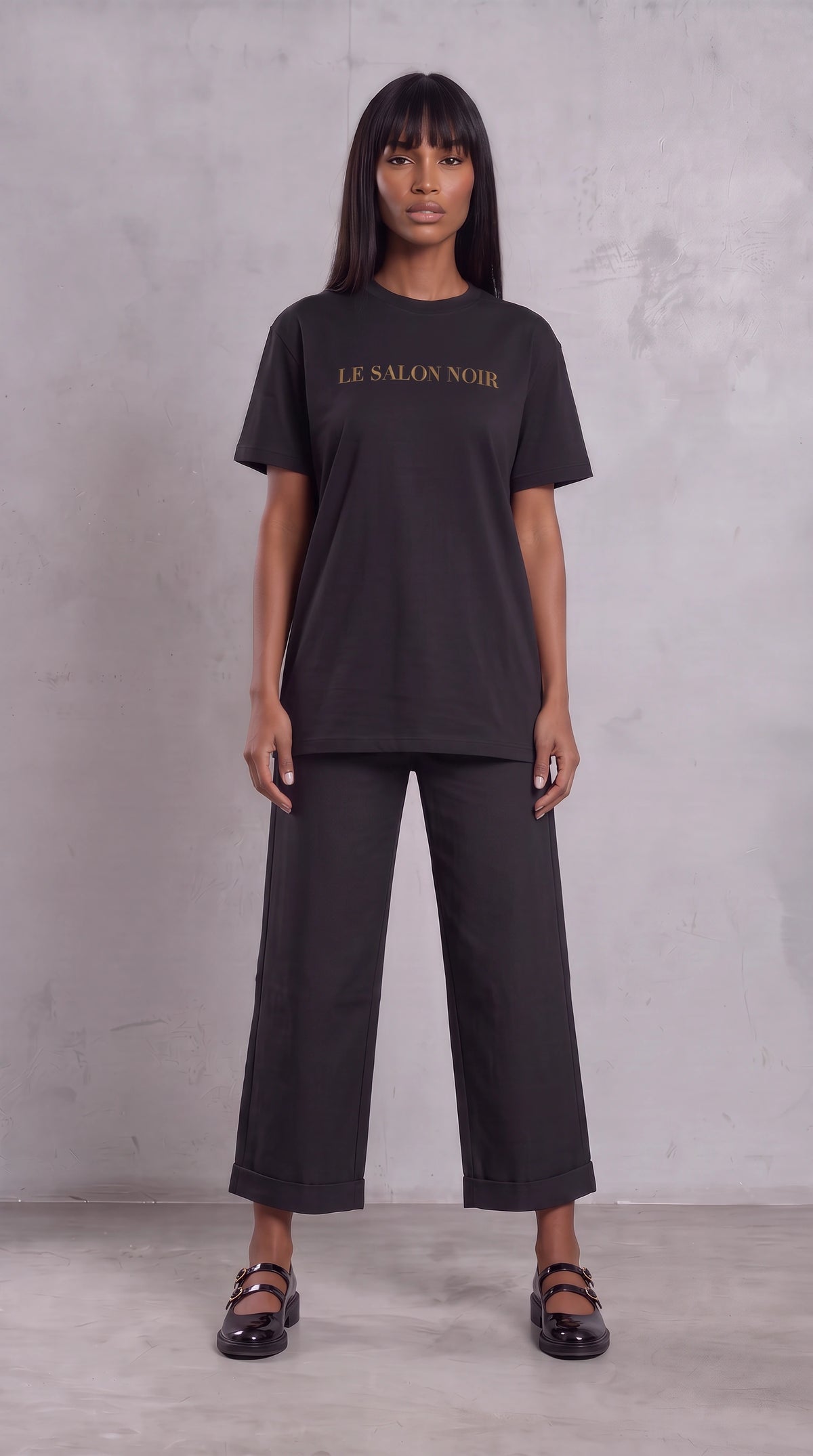 Unisex Heavyweight Oversized 100% Cotton T-Shirt | LE SALON NOIR