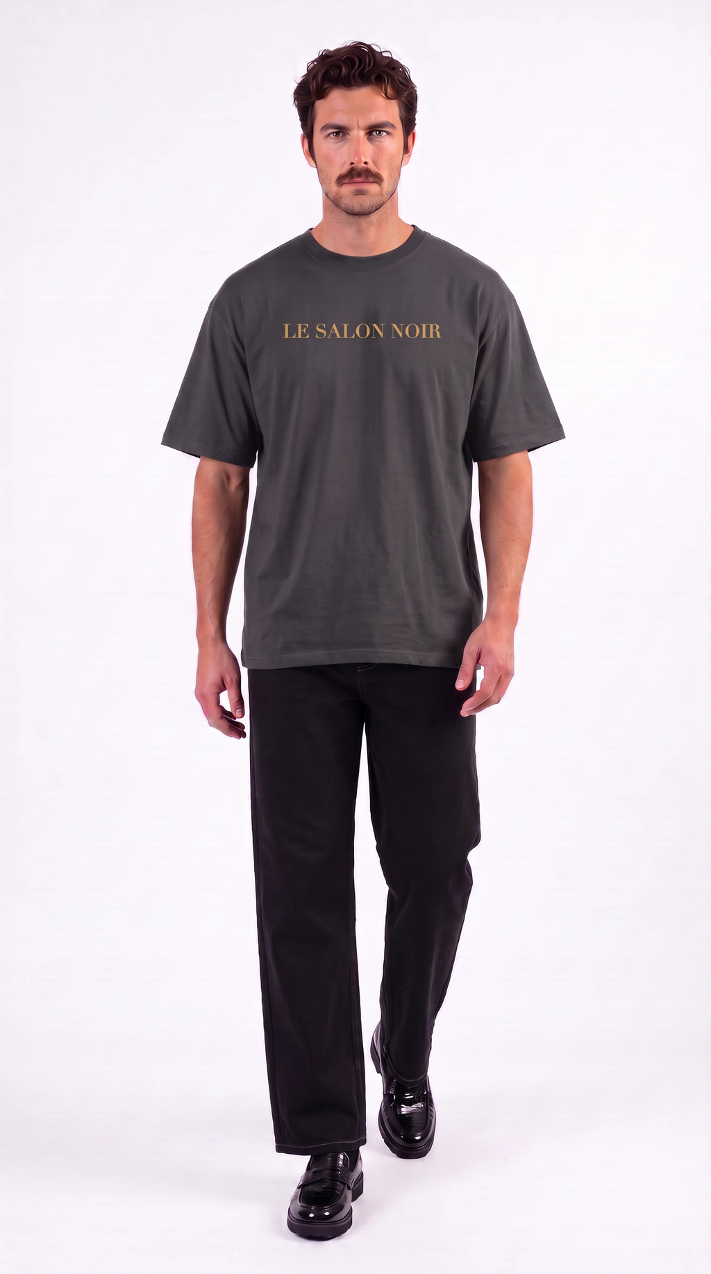 Unisex Heavyweight Oversized 100% Cotton T-Shirt | LE SALON NOIR