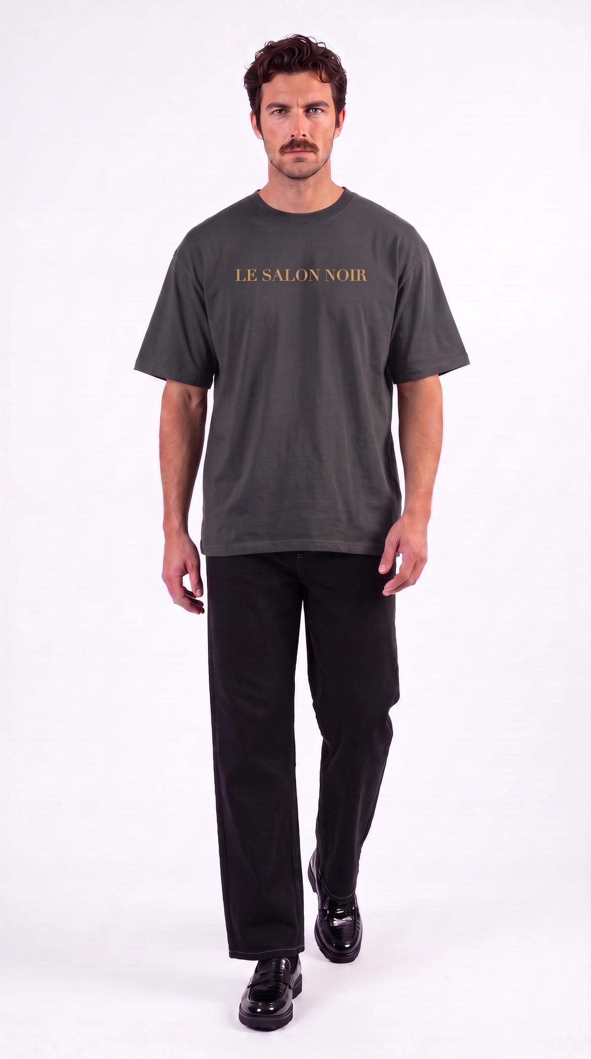 Unisex Heavyweight Oversized 100% Cotton T-Shirt | LE SALON NOIR