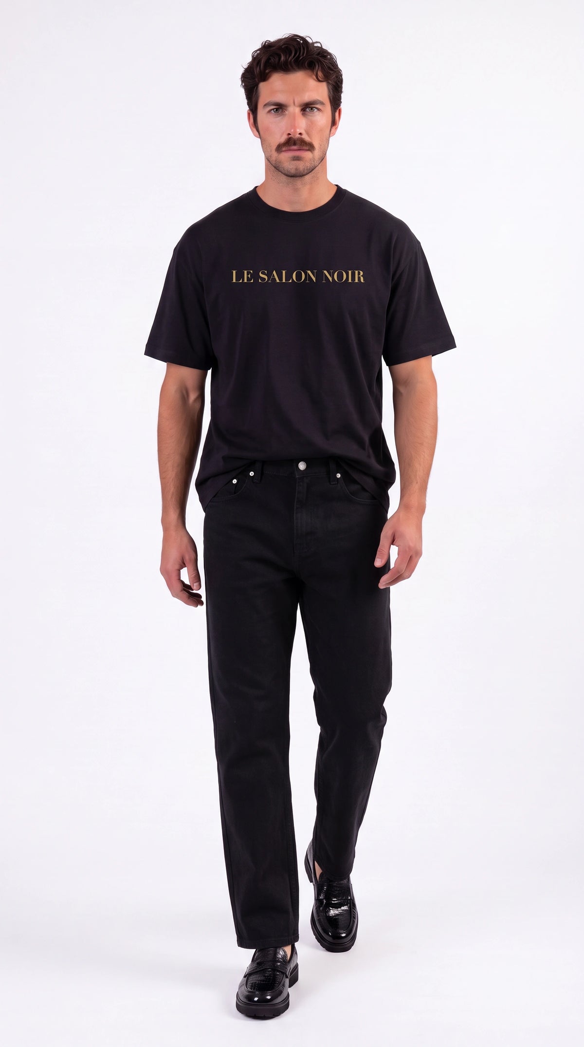 Unisex Heavyweight Oversized 100% Cotton T-Shirt | LE SALON NOIR
