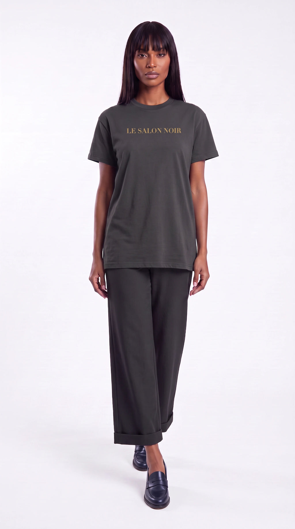 Unisex Heavyweight Oversized 100% Cotton T-Shirt | LE SALON NOIR