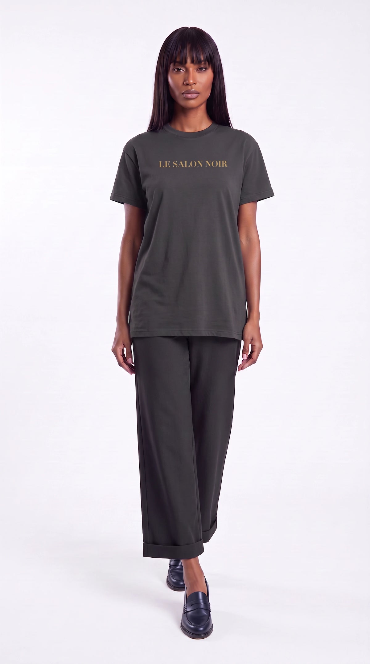 Unisex Heavyweight Oversized 100% Cotton T-Shirt | LE SALON NOIR