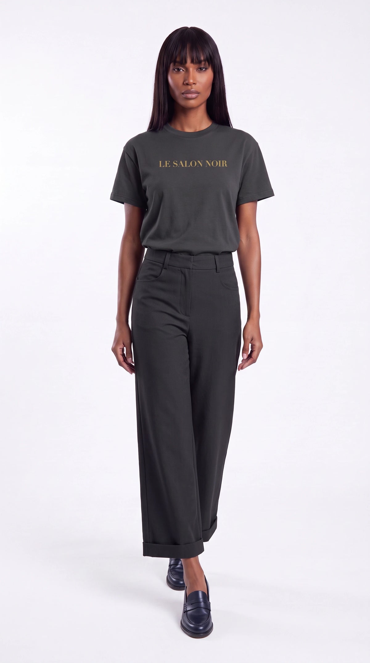Unisex Heavyweight Oversized 100% Cotton T-Shirt | LE SALON NOIR