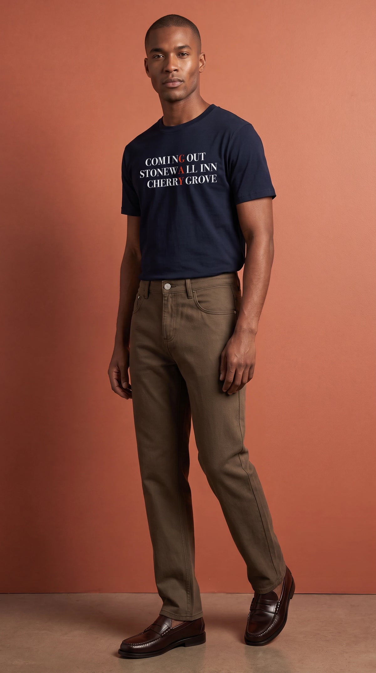 Unisex Seamless 100% Cotton Tee | HIDDEN IN PLAIN SIGHT: GAY