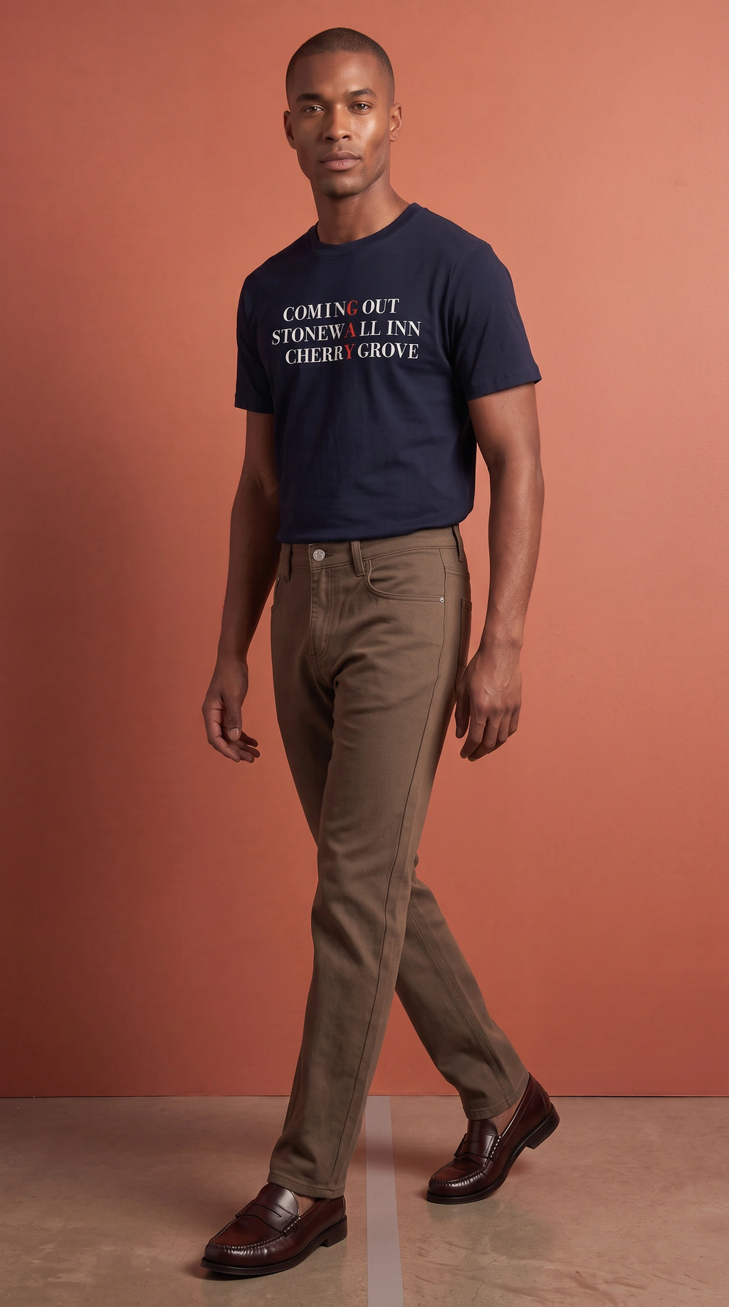 Unisex Seamless 100% Cotton Tee | HIDDEN IN PLAIN SIGHT: GAY