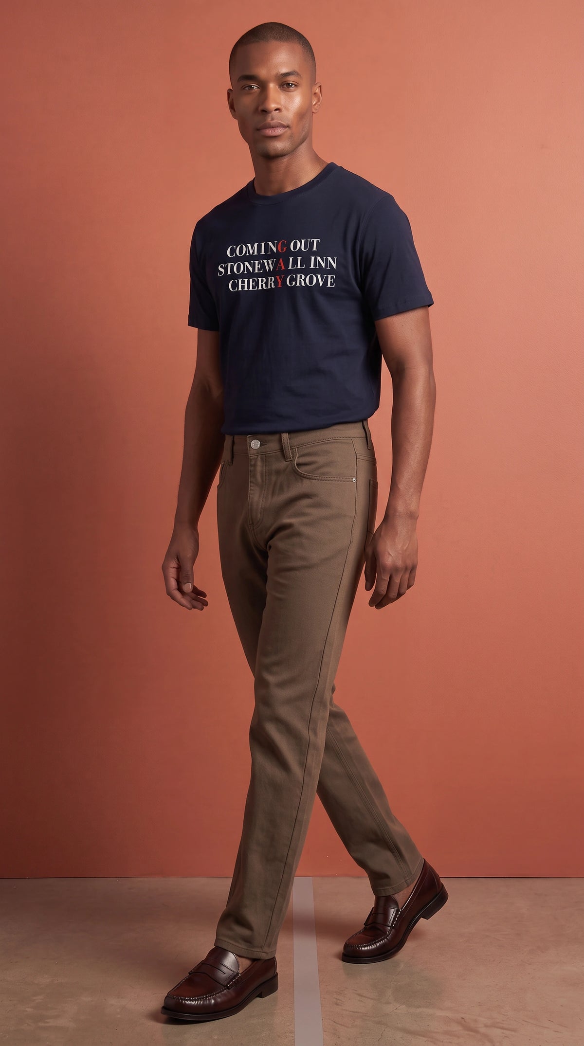 Unisex Seamless 100% Cotton Tee | HIDDEN IN PLAIN SIGHT: GAY