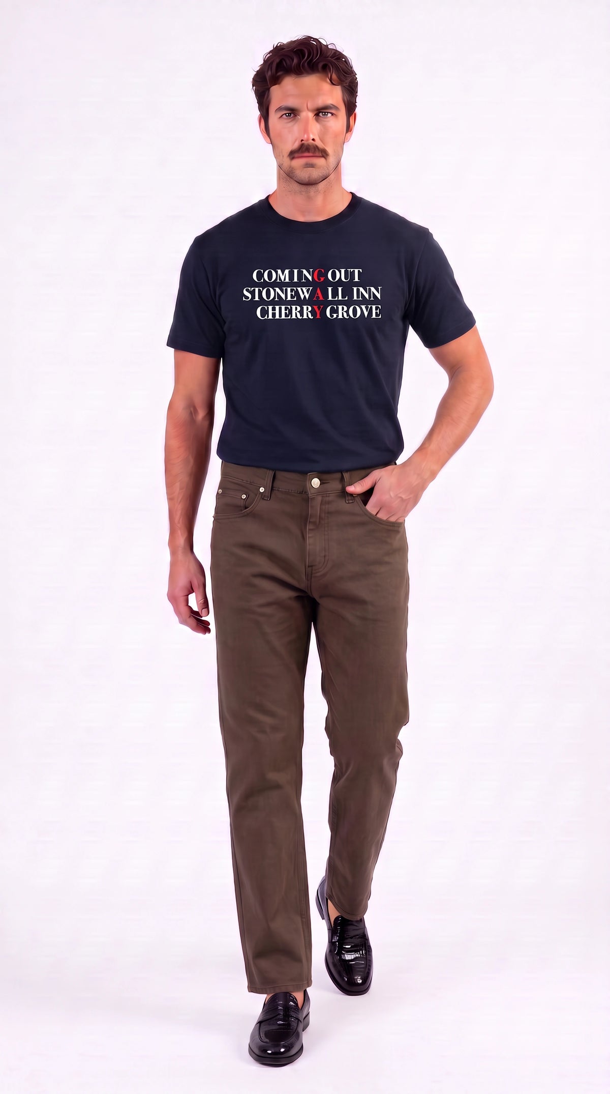 Unisex Seamless 100% Cotton Tee | HIDDEN IN PLAIN SIGHT: GAY