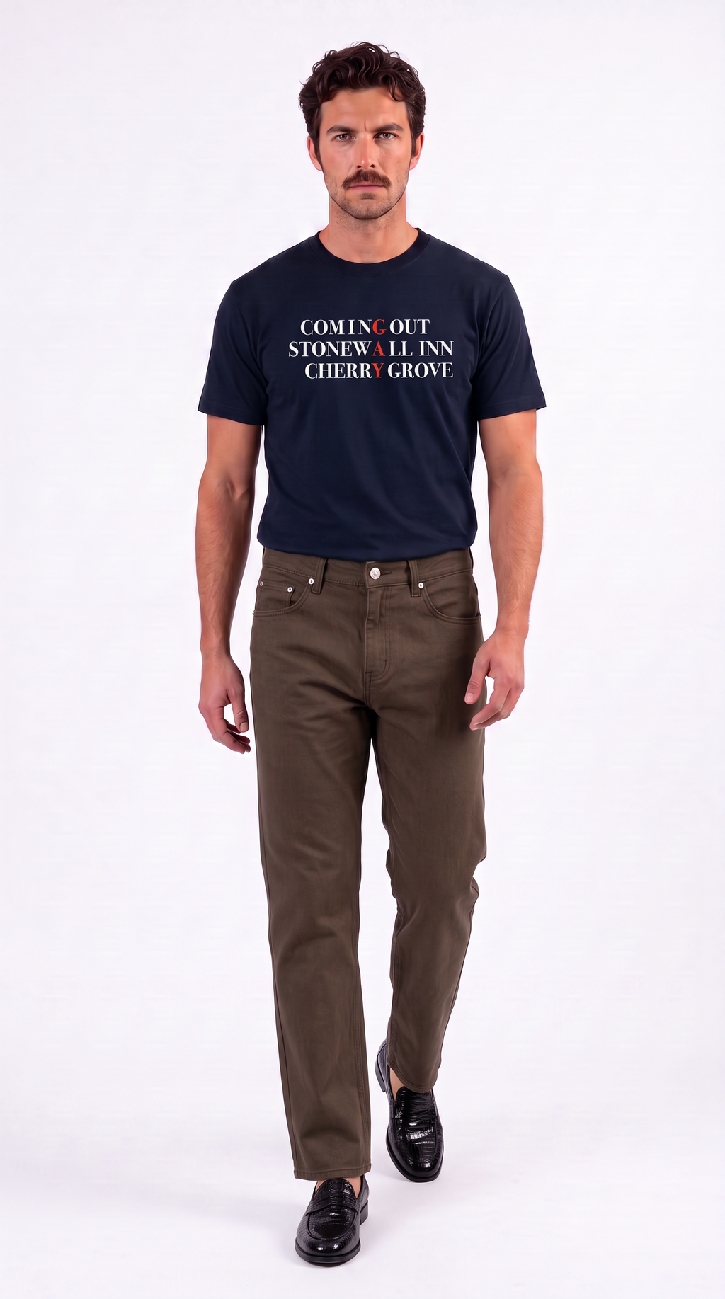 Unisex Seamless 100% Cotton Tee | HIDDEN IN PLAIN SIGHT: GAY