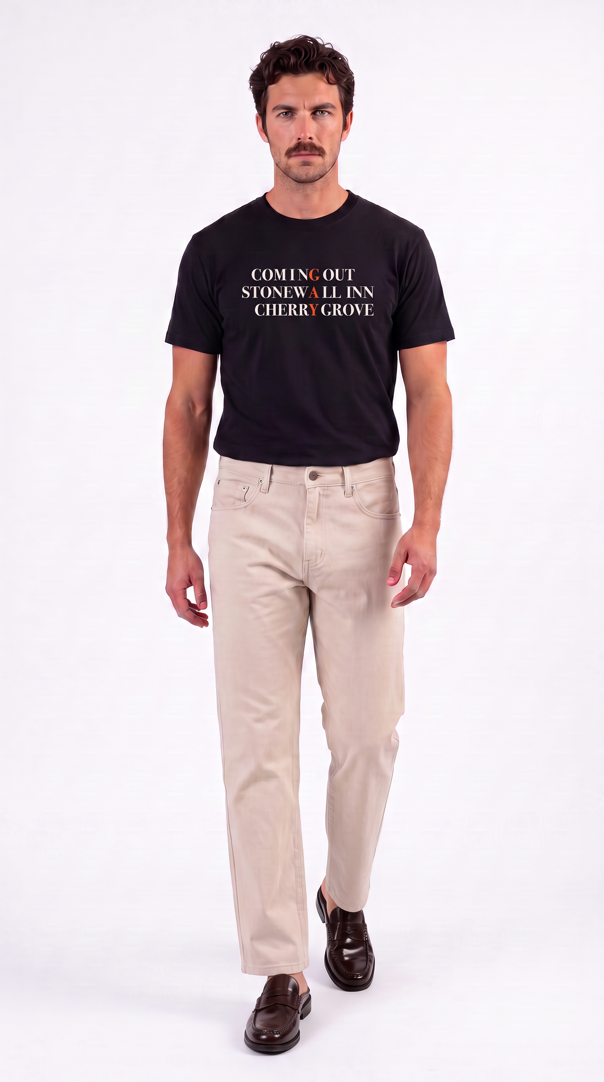 Unisex Seamless 100% Cotton Tee | HIDDEN IN PLAIN SIGHT: GAY