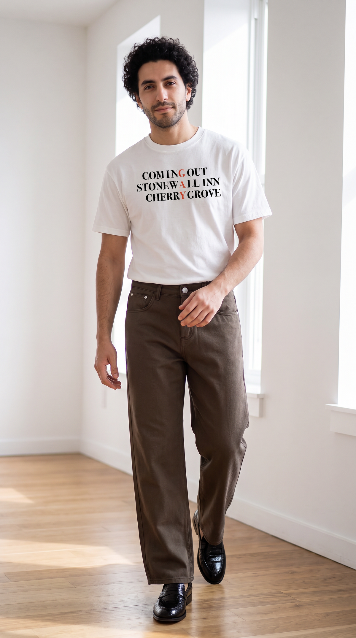 Unisex Seamless 100% Cotton Tee | HIDDEN IN PLAIN SIGHT: GAY