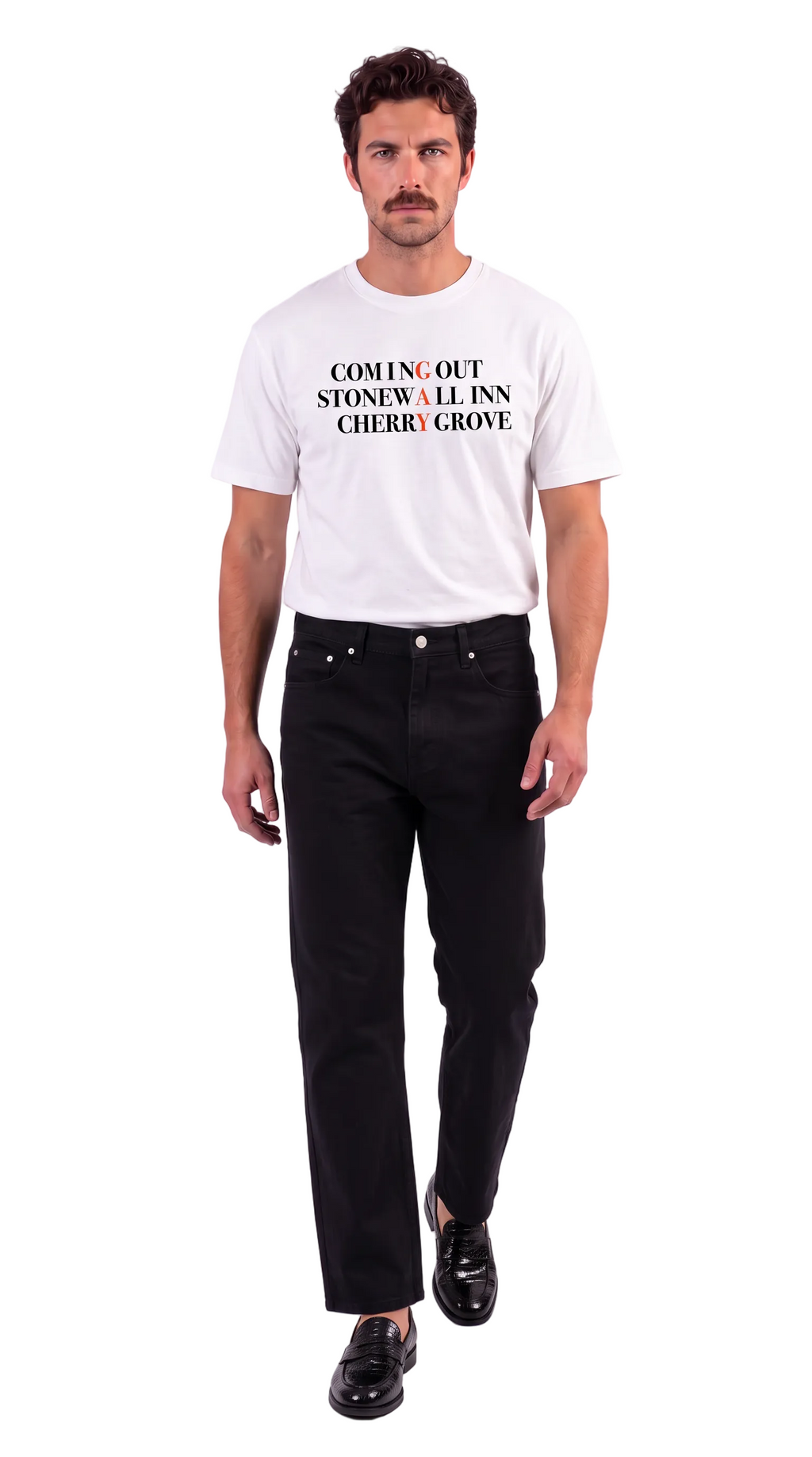 Unisex Seamless 100% Cotton Tee | HIDDEN IN PLAIN SIGHT: GAY