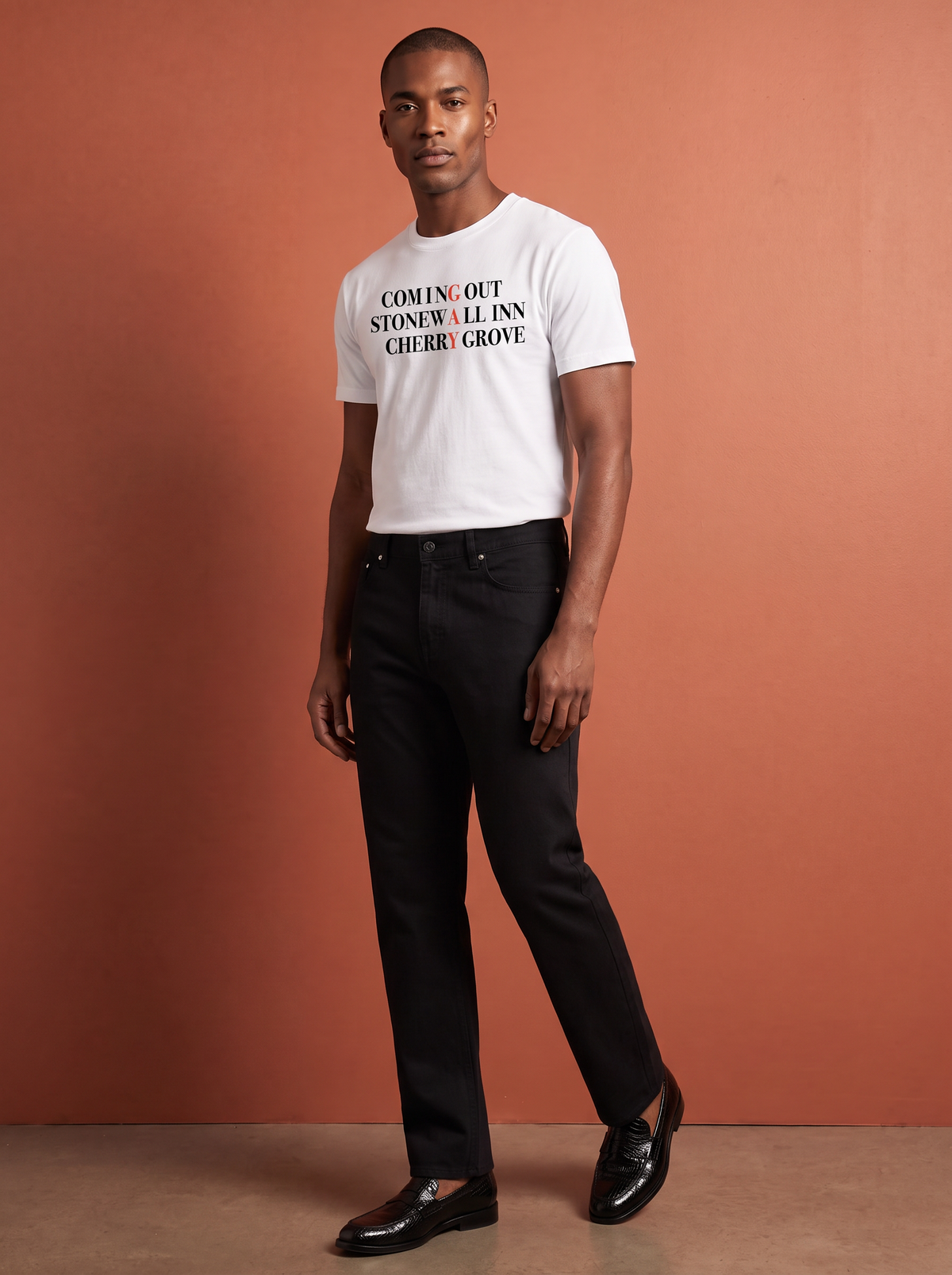 Unisex Seamless 100% Cotton Tee | HIDDEN IN PLAIN SIGHT: GAY
