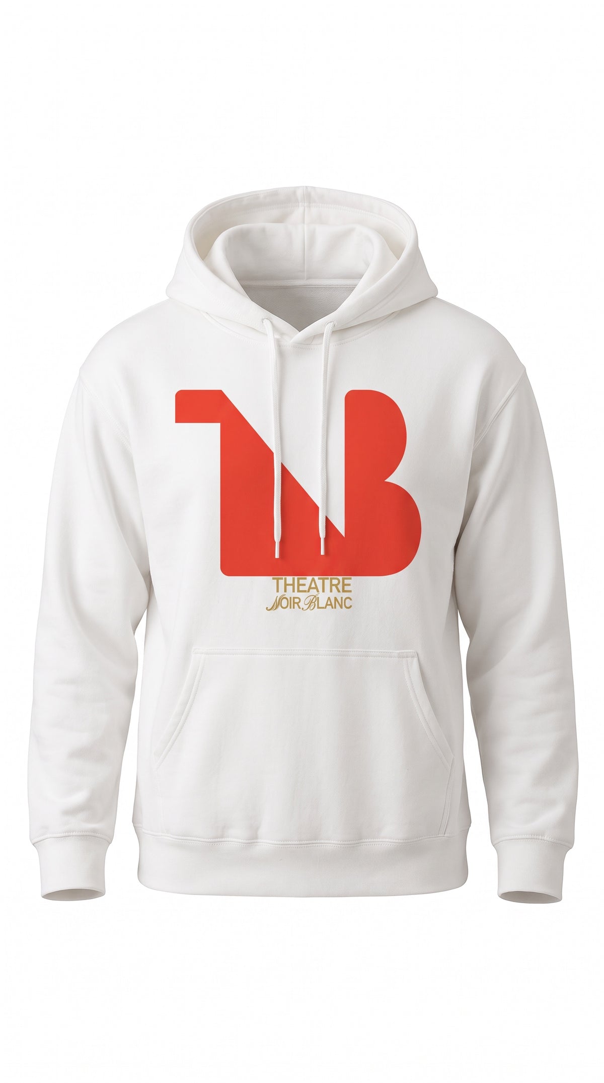 Unisex Heavyweight 100% Cotton Hoodie | Theatre Noir Blanc