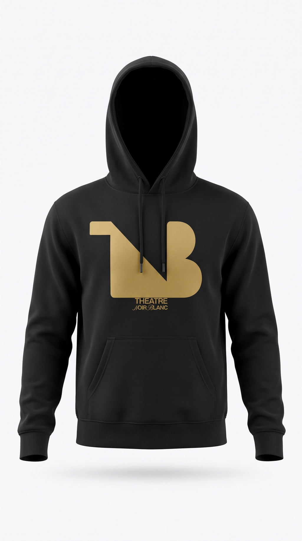 Unisex Heavyweight 100% Cotton Hoodie | Theatre Noir Blanc