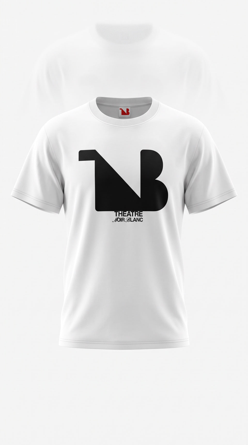 Unisex Seamless Cotton T-Shirt | THEATRE NOIR BLANC
