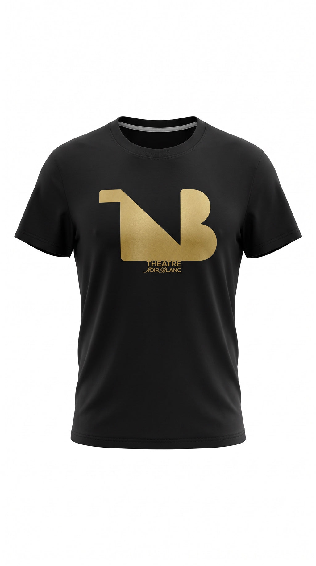Women's Slim Fit Crewneck T-Shirt | THEATRE NOIR BLANC